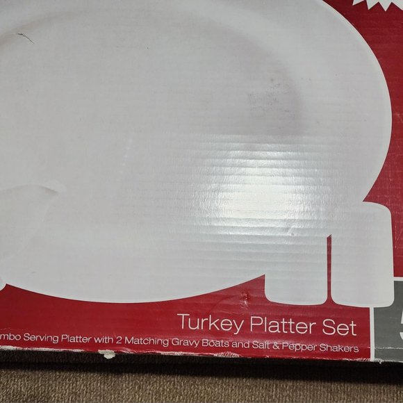 5 pc **NIB** Turkey Platter Set - Picture 2 of 3